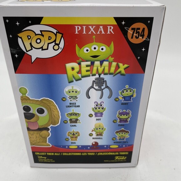 Funko Pop! Pixar Alien Remix Flocked Dug #754 Target Exclusive - Picture 10 of 14